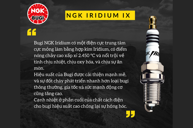 The outstanding features of Iridium spark plugs