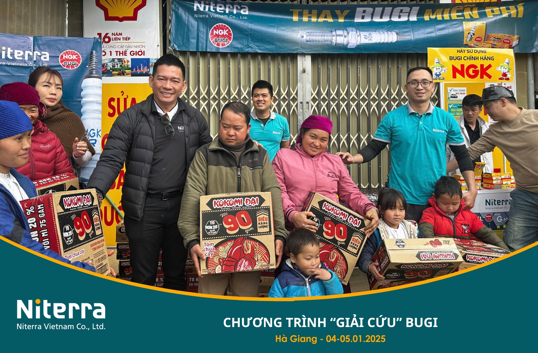 Niterra lan tỏa tinh thần thiện lành qua chương trình "giải cứu" bugi