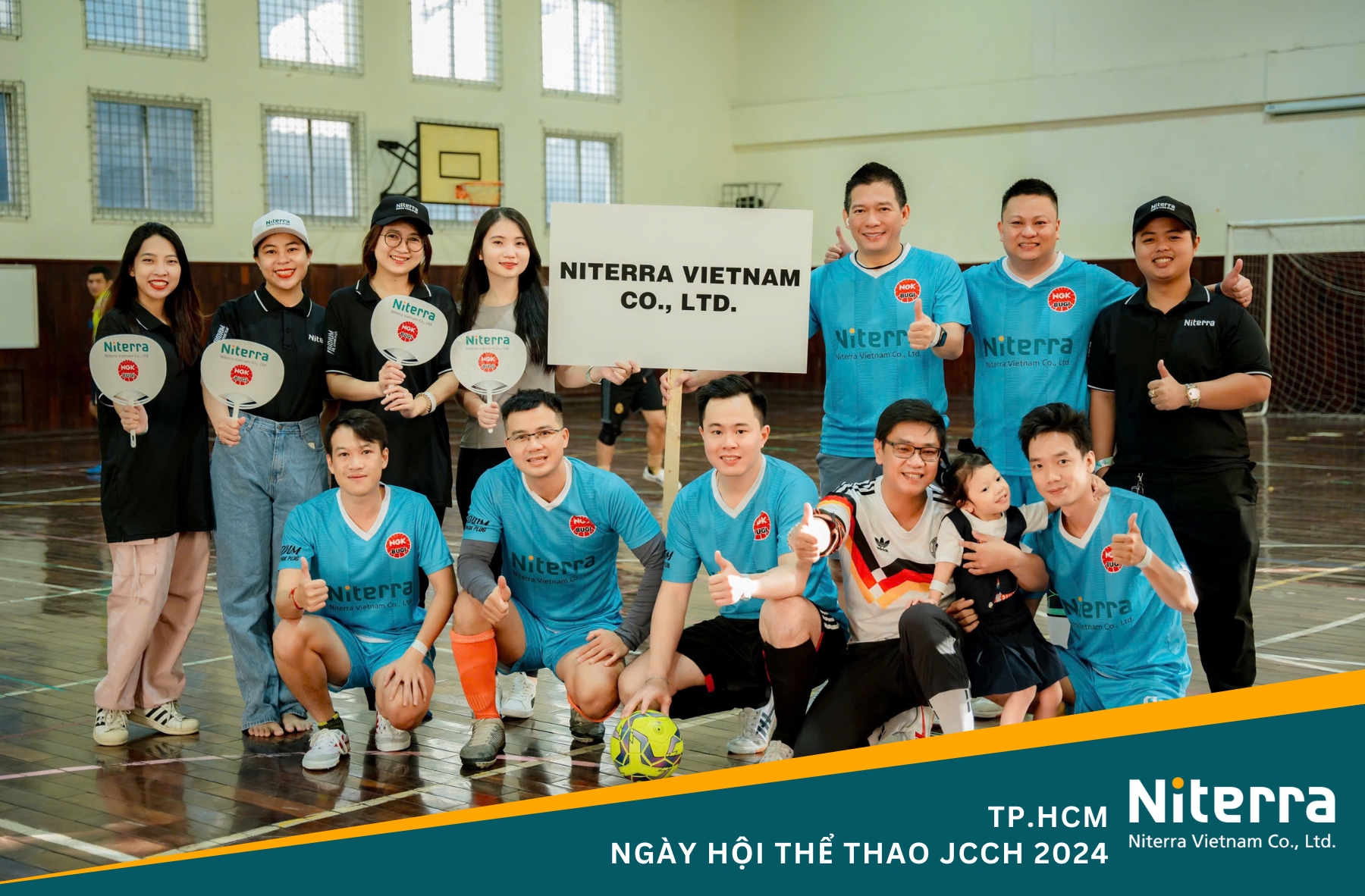 Niterra Việt Nam tham gia ngày hội thể thao JCCH 2024