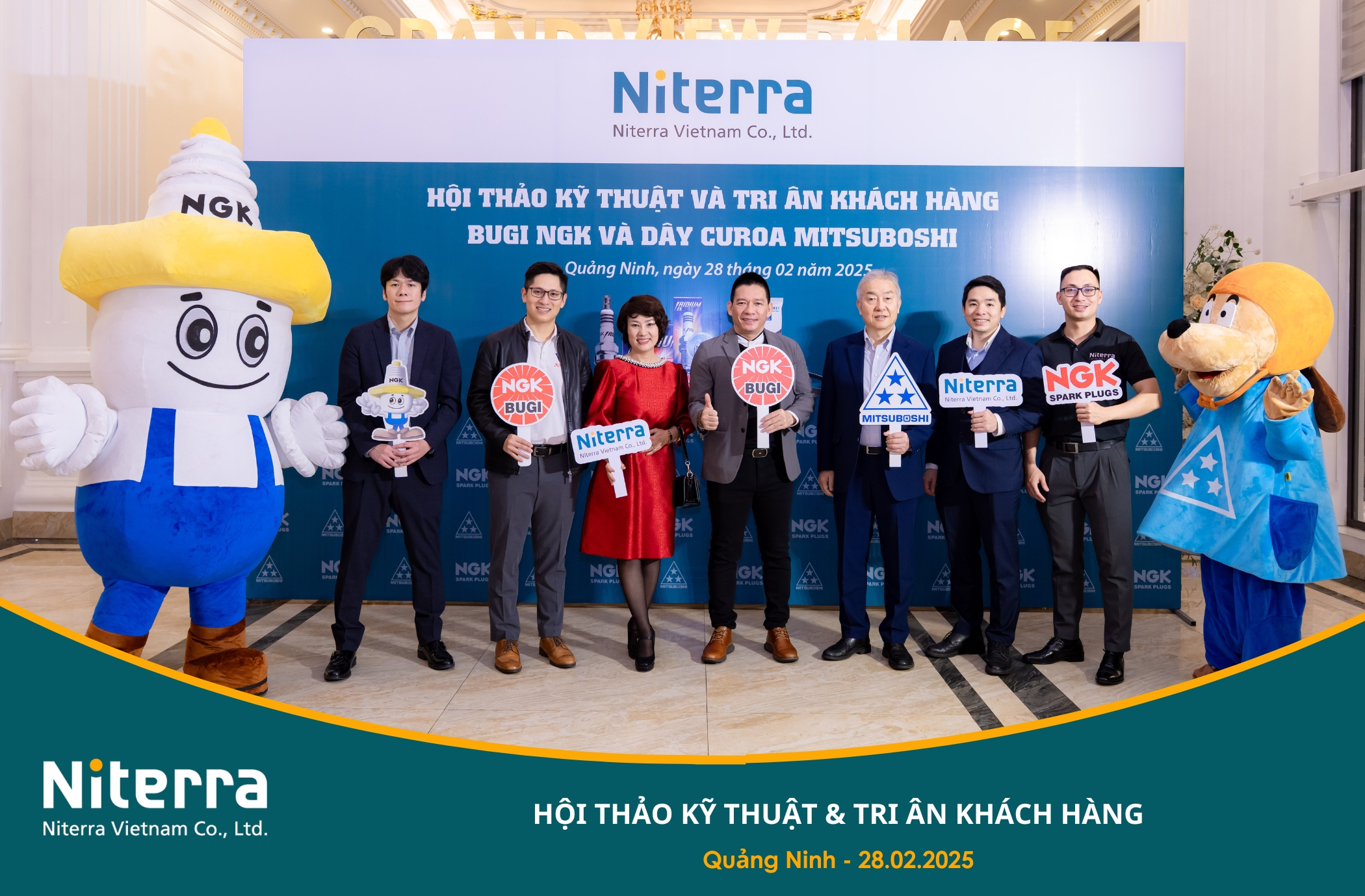 Niterra tổ chức hội thảo kỹ thuật và tri ân khách hàng tại Quảng Ninh