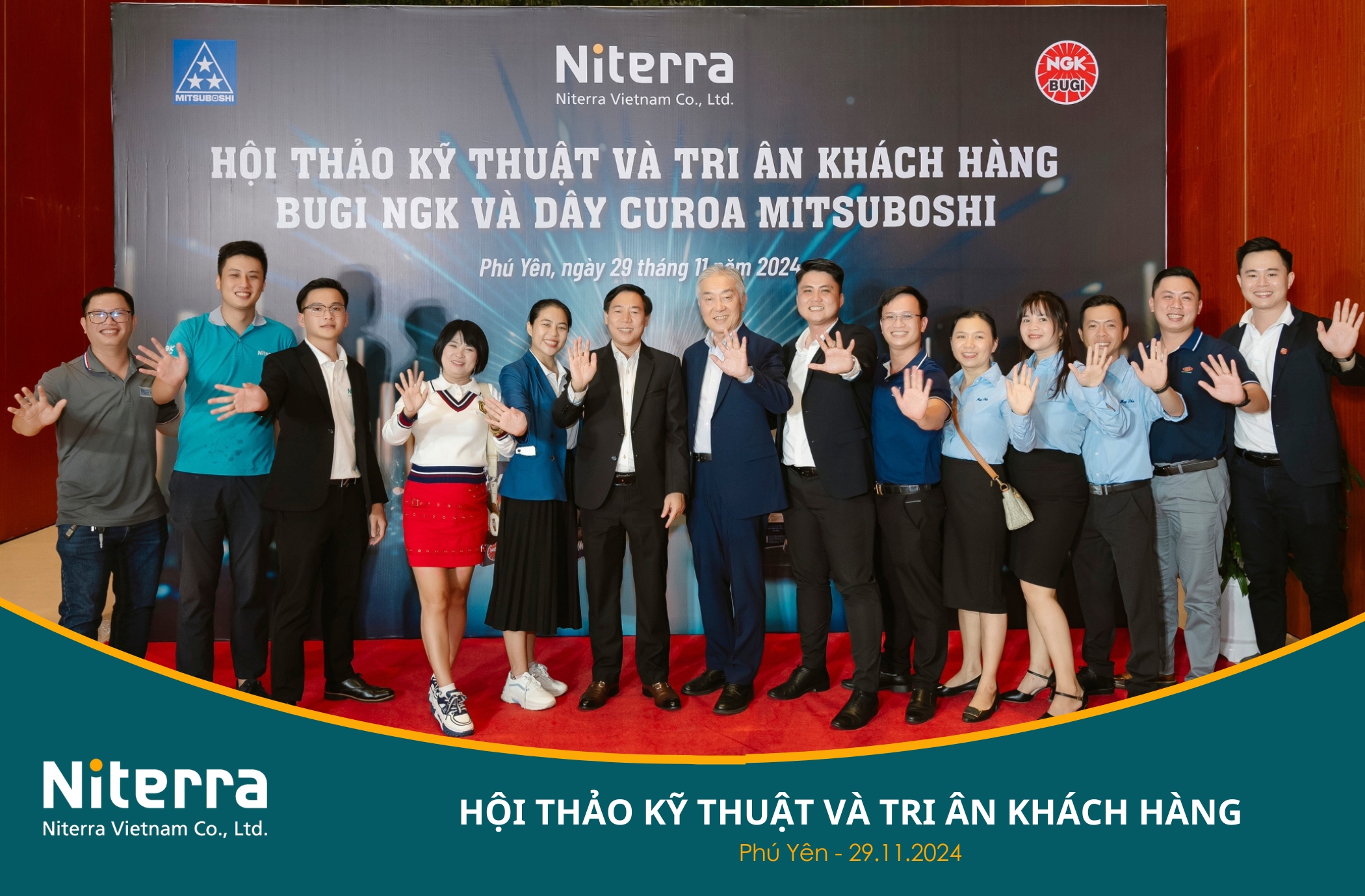 Đông đảo khách hàng tham dự chương trình hội thảo kỹ thuật của Niterra tại Phú Yên