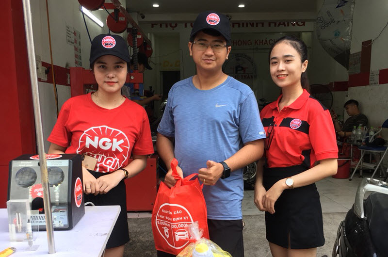 [HCMC_13th June, 2020] CUSTOMER APPRECIATION PROGRAM COMBINED WITH FREE SPARK PLUG MAINTENANCE OF NGK SPARK PLUGS