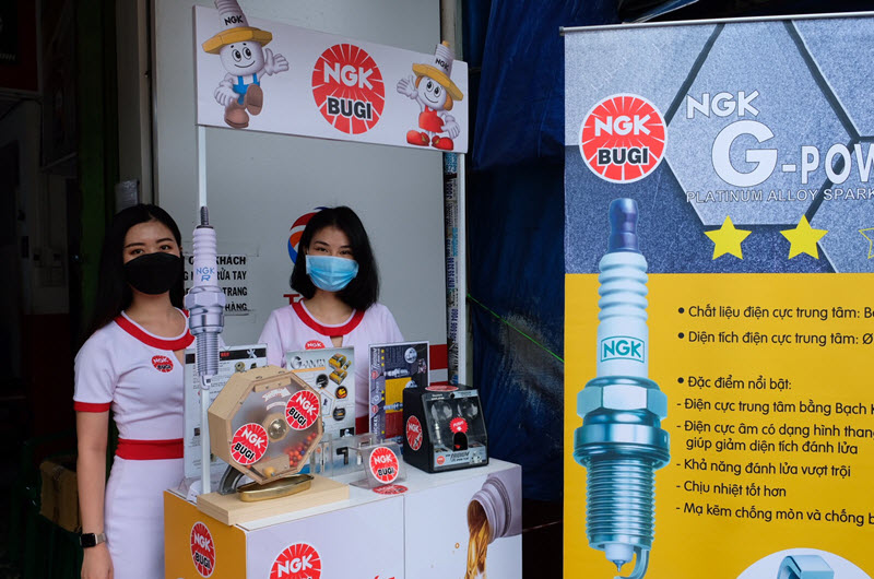 BugI NGK trở lại tỉnh khánh hòa với chương trình chăm sóc bugi miễn phí