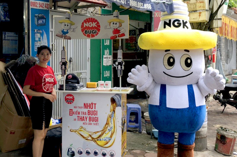 BugI NGK và chương trình hỗ trợ bán hàng tại Hà Nội
