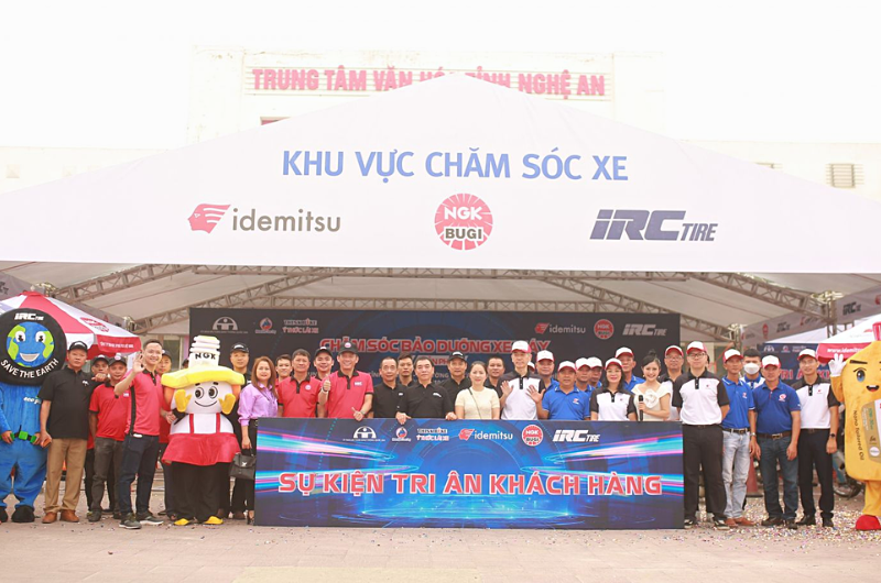 700 chiếc xe máy được chăm sóc miễn phí trong chương trình “Motor Care Day” Nghệ An