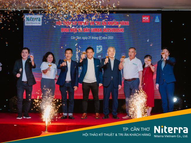 Hội thảo kỹ thuật và tri ân khách hàng quy mô lớn chưa từng có tại Cần Thơ cùng Niterra Việt Nam