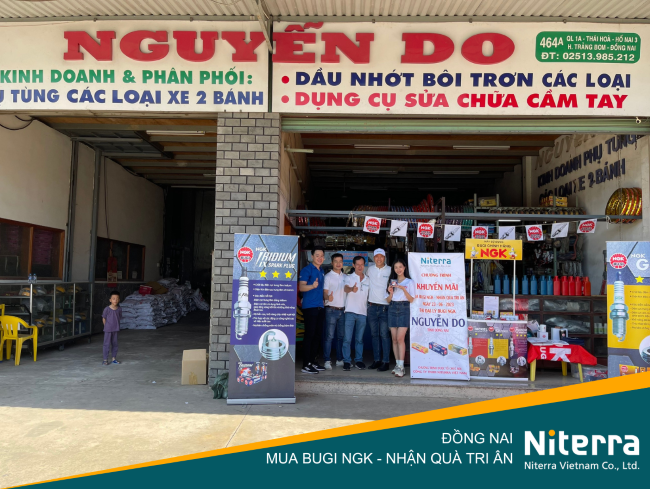 Mua bugi NGK – nhận quà tri ân cùng Niterra Việt Nam tại Đồng Nai