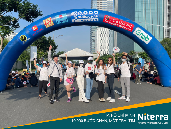 Niterra Việt Nam cùng 3.000 người đi bộ gây quỹ: “10.000 bước chân, một trái tim” tại Tp. Hồ Chí Minh