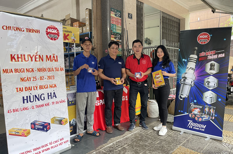 Bugi NGK Việt Nam x đại lý Hùng Hà Đà Nẵng