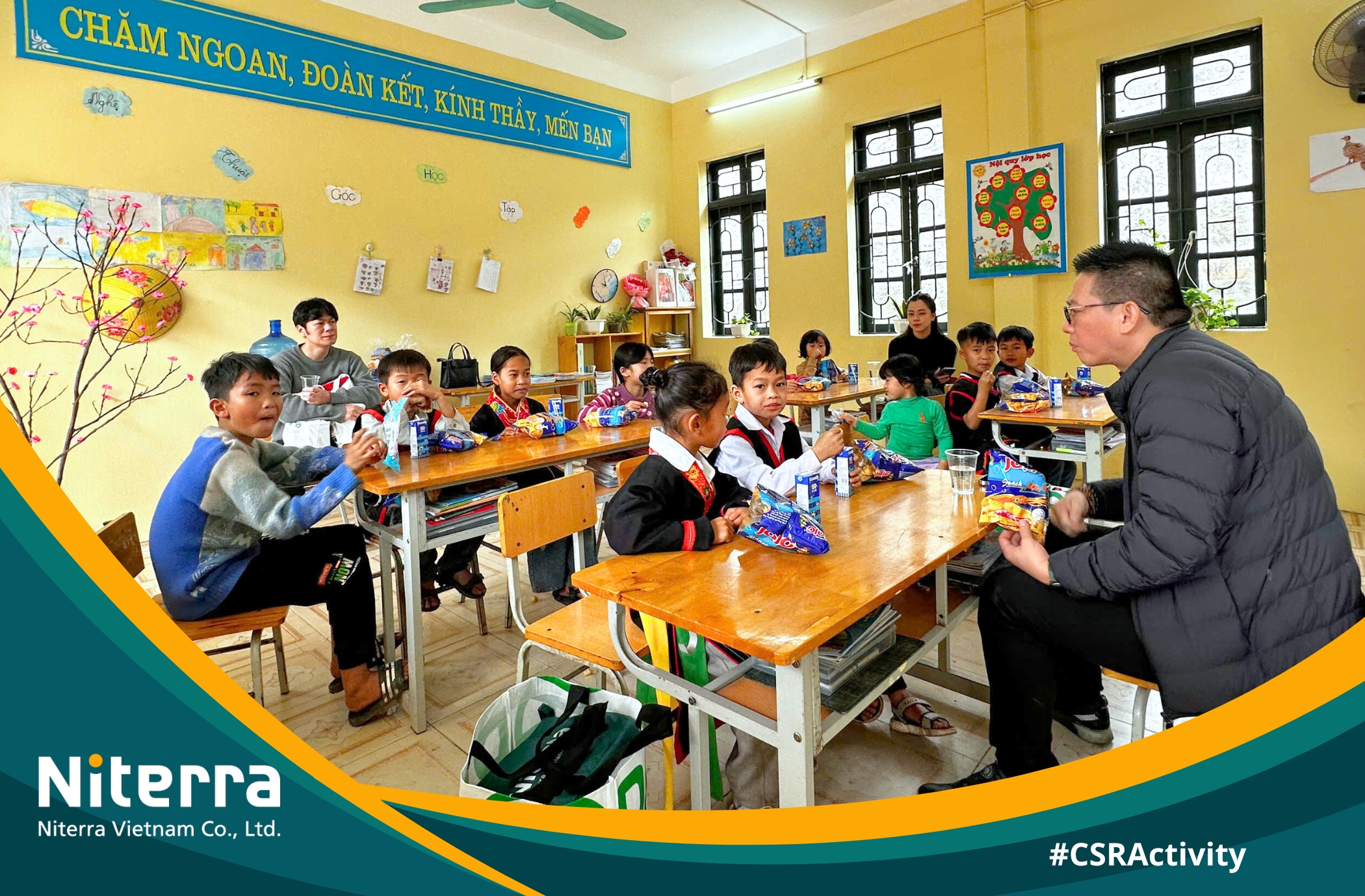 Niterra chia sẻ khó khăn với người dân Quảng Ninh qua các chiến dịch thiện nguyện