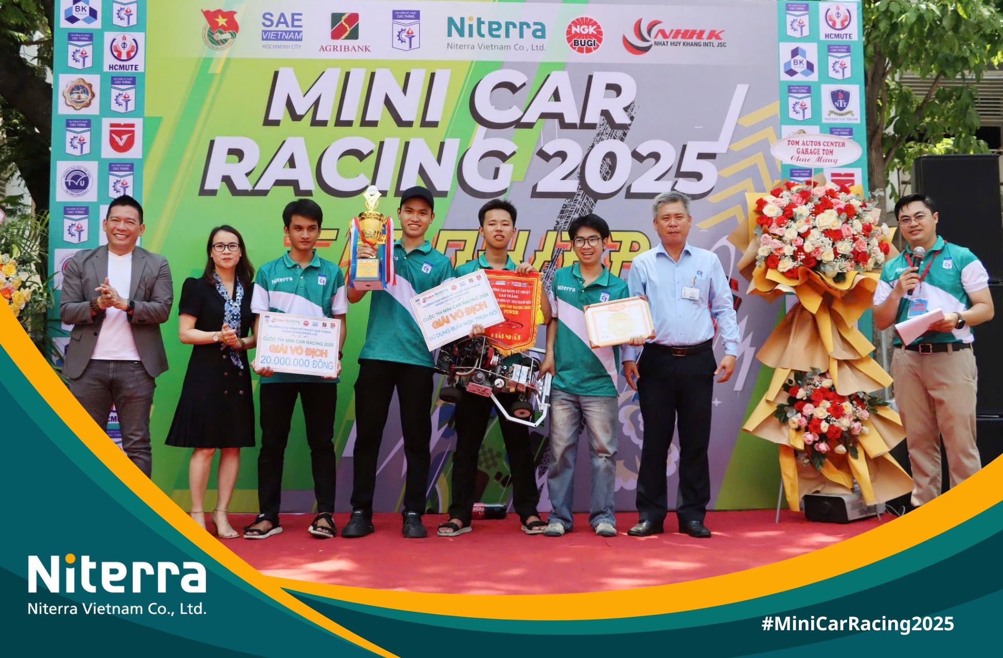 Niterra Việt Nam trở thành Nhà Tài trợ Vàng cho giải đua ô tô mô hình lần thứ 10 - năm 2025.